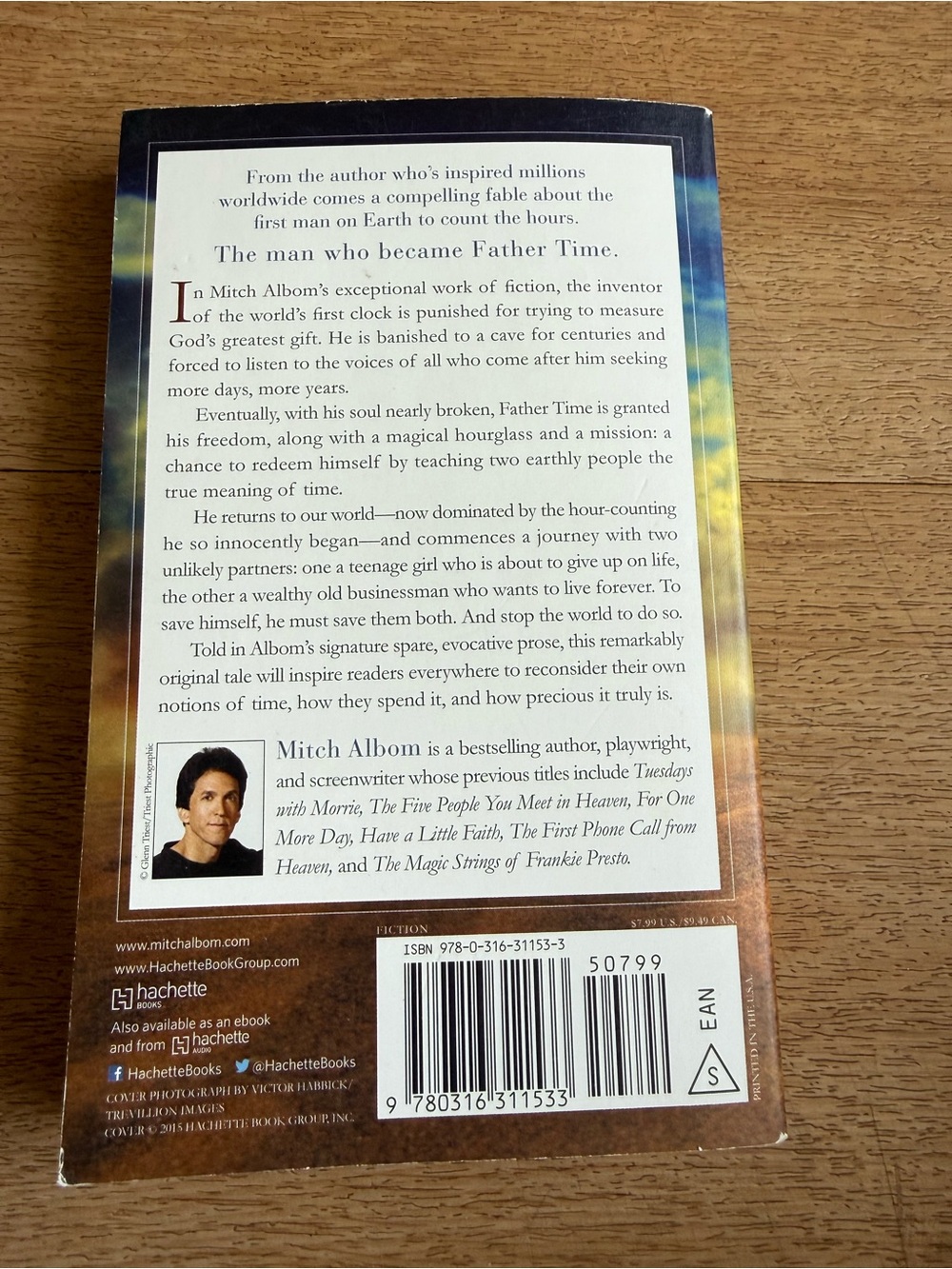 π3 for $12π The Time Keeper by Mitch Albom - Scenic Sky Cover - Picture 2 of 2